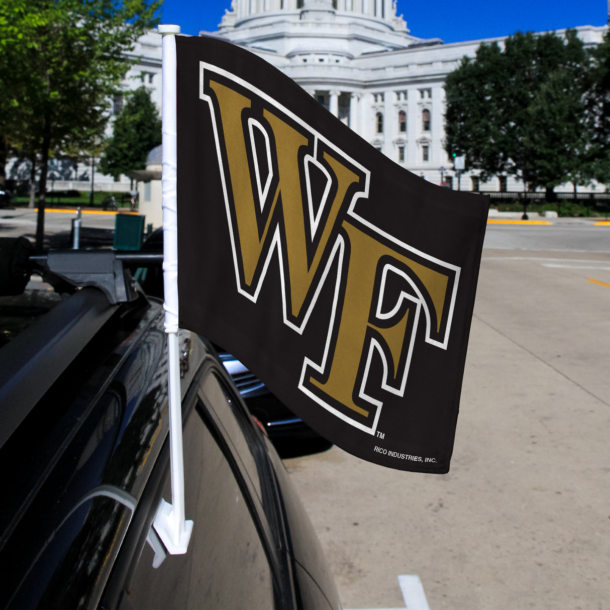 NCAA Wake Forest Demon Deacons Car Flag Fan Gear NCAA Wake Forest Demon Deacons