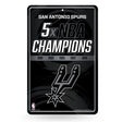 NBA San Antonio Spurs Large Metal Sign Fan Gear NBA San Antonio Spurs