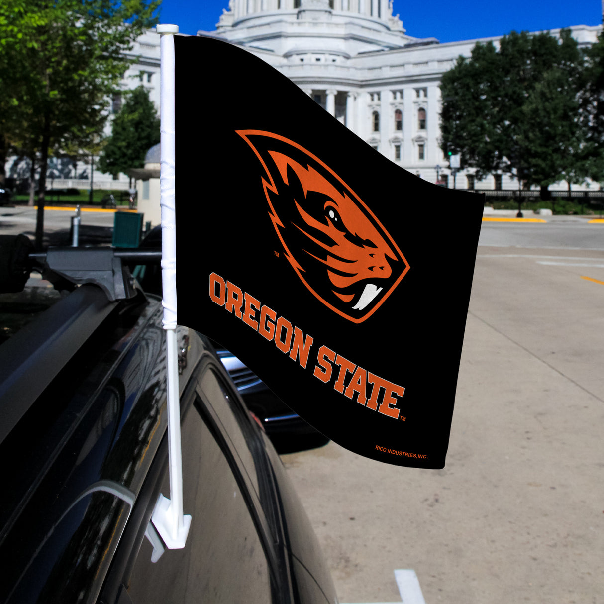 NCAA Oregon Ducks Car Flag Fan Gear NCAA Oregon Ducks