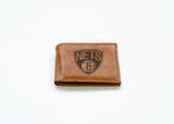 NBA Brooklyn Nets Laser Engraved Bill-Fold Fan Gear NBA Brooklyn Nets