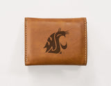 NCAA Washington State Cougars - WSU Laser Engraved Tri-Fold Wallet Fan Gear NCAA Washington State Cougars