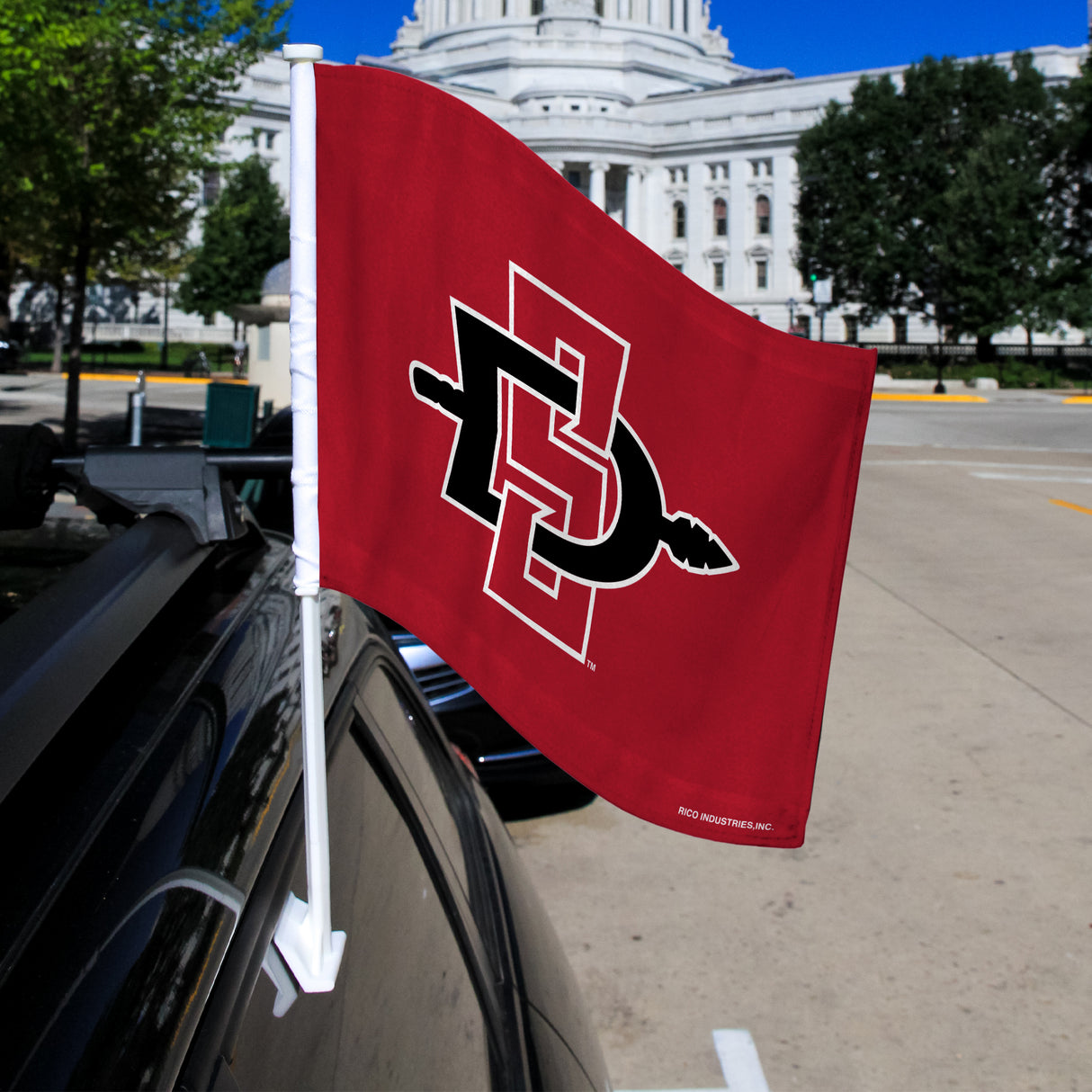 NCAA San Diego State Aztecs - SDSU Car Flag Fan Gear NCAA San Diego State Aztecs