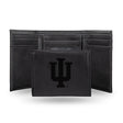 NCAA Indiana Hoosiers Laser Engraved Tri-Fold Wallet Fan Gear NCAA Indiana Hoosiers