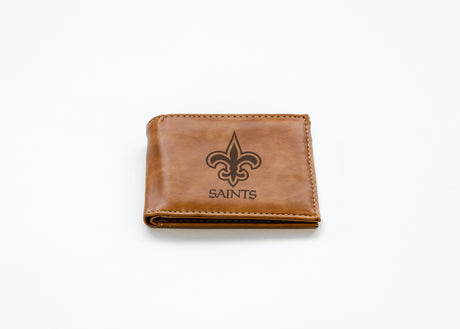 NFL New Orleans Saints Laser Engraved Bill-Fold Fan Gear NFL New Orleans Saints