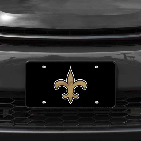 NFL New Orleans Saints Laser Cut License Plate Tag Fan Gear NFL New Orleans Saints