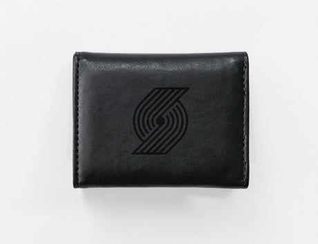 NBA Portland Trail Blazers Laser Engraved Trifold Wallet Fan Gear NBA Portland Trail Blazers