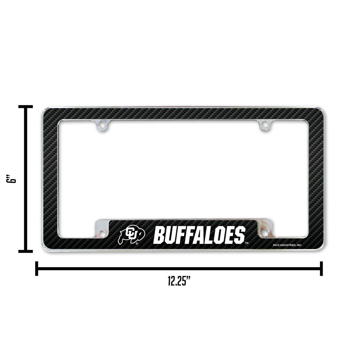 NCAA Colorado Buffaloes All Over Chrome Frame Fan Gear NCAA Colorado Buffaloes