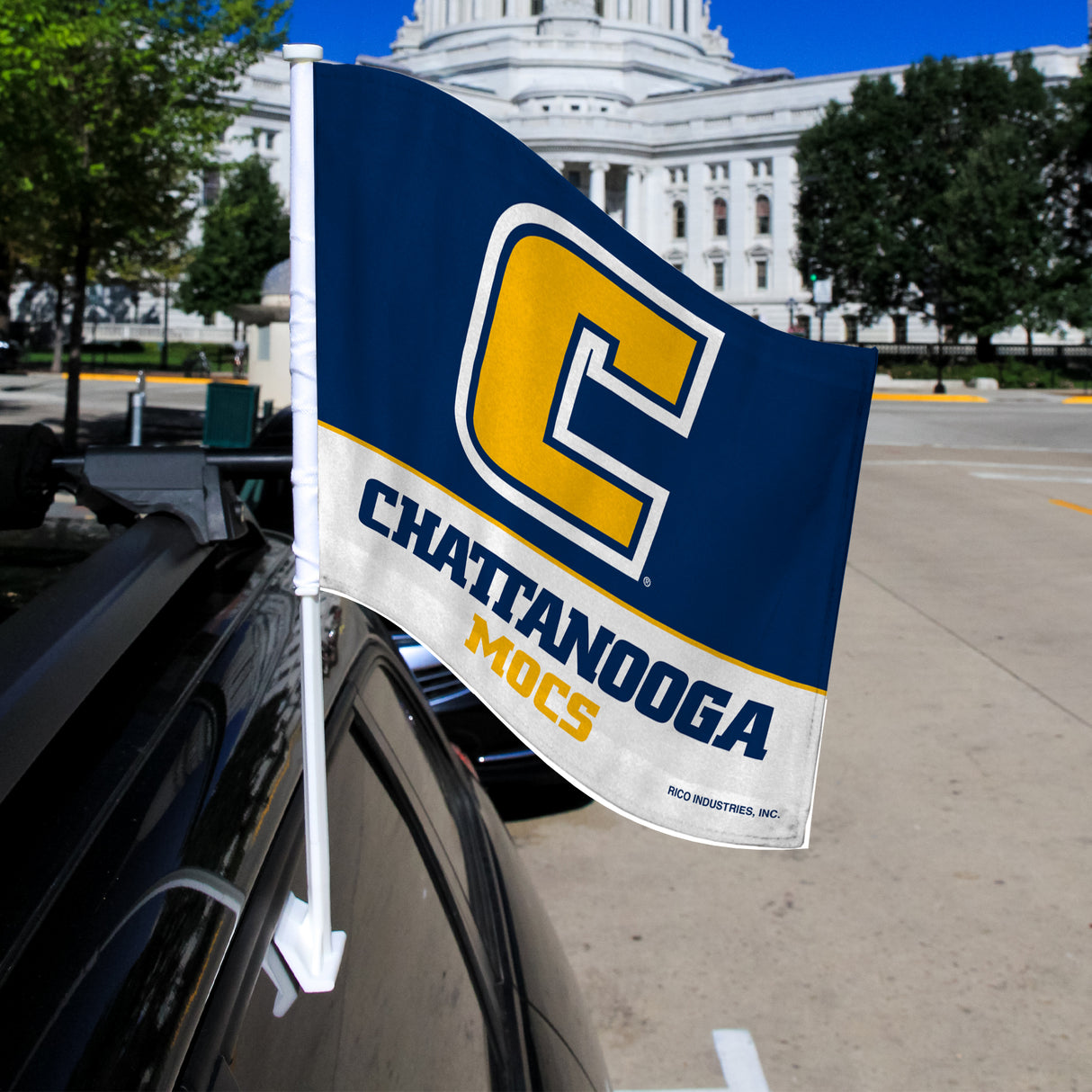 NCAA Tennessee-Chattanooga Mocs Car Flag Fan Gear NCAA Tennessee-Chattanooga Mocs