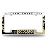 NCAA Colorado Buffaloes All Over Chrome Frame Fan Gear NCAA Colorado Buffaloes