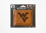 NCAA West Virginia Mountaineers Laser Engraved Bill-Fold Fan Gear NCAA West Virginia Mountaineers
