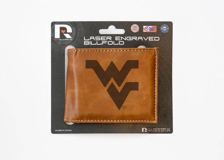 NCAA West Virginia Mountaineers Laser Engraved Bill-Fold Fan Gear NCAA West Virginia Mountaineers