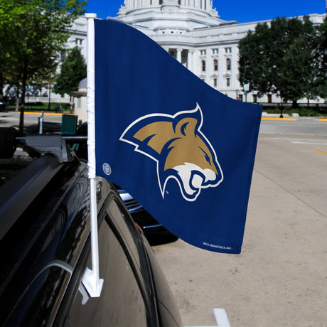 NCAA Montana State Bobcats Car Flag Fan Gear NCAA Montana State Bobcats