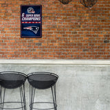 NFL New England Patriots Large Metal Sign Fan Gear NFL New England Patriots