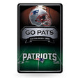 NFL New England Patriots Large Metal Sign Fan Gear NFL New England Patriots