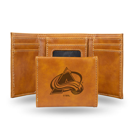 NHL Colorado Avalanche Laser Engraved Trifold Fan Gear NHL Colorado Avalanche