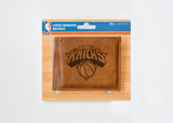 NBA New York Knicks Laser Engraved Bill-Fold Fan Gear NBA New York Knicks