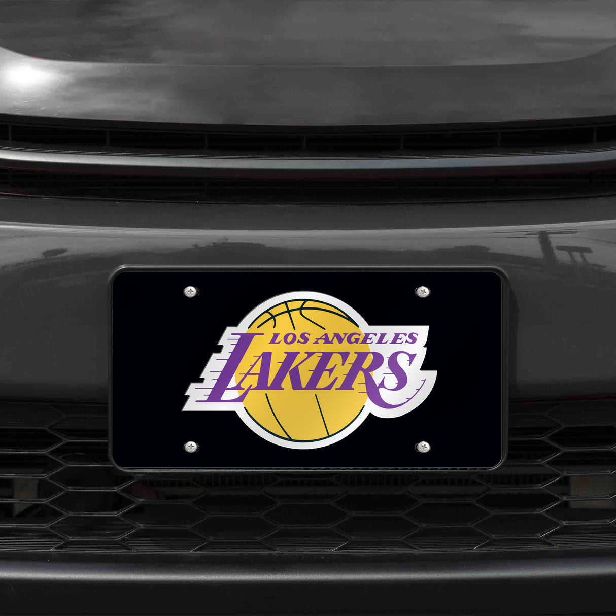 NBA Los Angeles Lakers Laser Cut License Plate Tag Fan Gear NBA Los Angeles Lakers