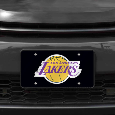 NBA Los Angeles Lakers Laser Cut License Plate Tag Fan Gear NBA Los Angeles Lakers