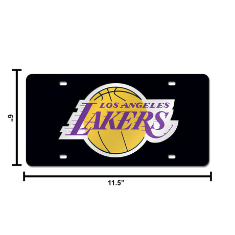 NBA Los Angeles Lakers Laser Cut License Plate Tag Fan Gear NBA Los Angeles Lakers