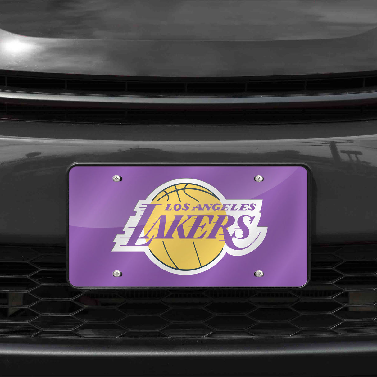 NBA Los Angeles Lakers Laser Cut License Plate Tag Fan Gear NBA Los Angeles Lakers