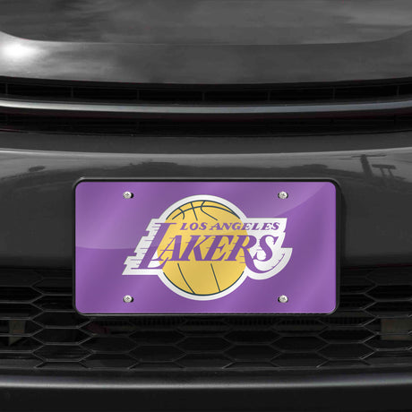 NBA Los Angeles Lakers Laser Cut License Plate Tag Fan Gear NBA Los Angeles Lakers
