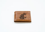 NCAA Washington State Cougars - WSU Laser Engraved Bill-Fold Fan Gear NCAA Washington State Cougars