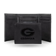NCAA Georgia Bulldogs Laser Engraved Tri-Fold Wallet Fan Gear NCAA Georgia Bulldogs