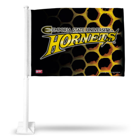 NCAA Emporia State Hornets Car Flag Fan Gear NCAA Emporia State Hornets