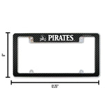 NCAA East Carolina Pirates All Over Chrome Frame Fan Gear NCAA East Carolina Pirates
