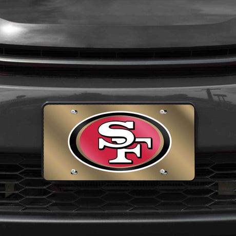 NFL San Francisco 49ers Laser Cut License Plate Tag Fan Gear NFL San Francisco 49ers