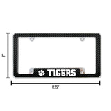 NCAA Clemson Tigers All Over Chrome Frame Fan Gear NCAA Clemson Tigers