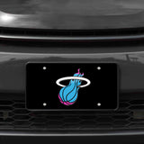 NBA Miami Heat Laser Cut License Plate Tag Fan Gear NBA Miami Heat