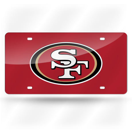 NFL San Francisco 49ers Laser Cut License Plate Tag Fan Gear NFL San Francisco 49ers