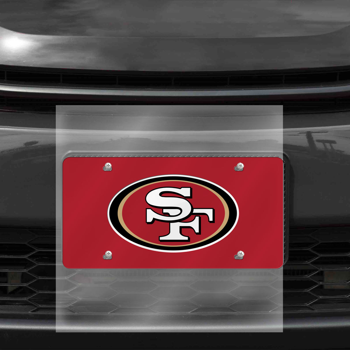 NFL San Francisco 49ers Laser Cut License Plate Tag Fan Gear NFL San Francisco 49ers