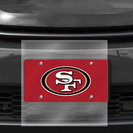 NFL San Francisco 49ers Laser Cut License Plate Tag Fan Gear NFL San Francisco 49ers