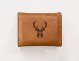 NBA Milwaukee Bucks Laser Engraved Trifold Wallet Fan Gear NBA Milwaukee Bucks
