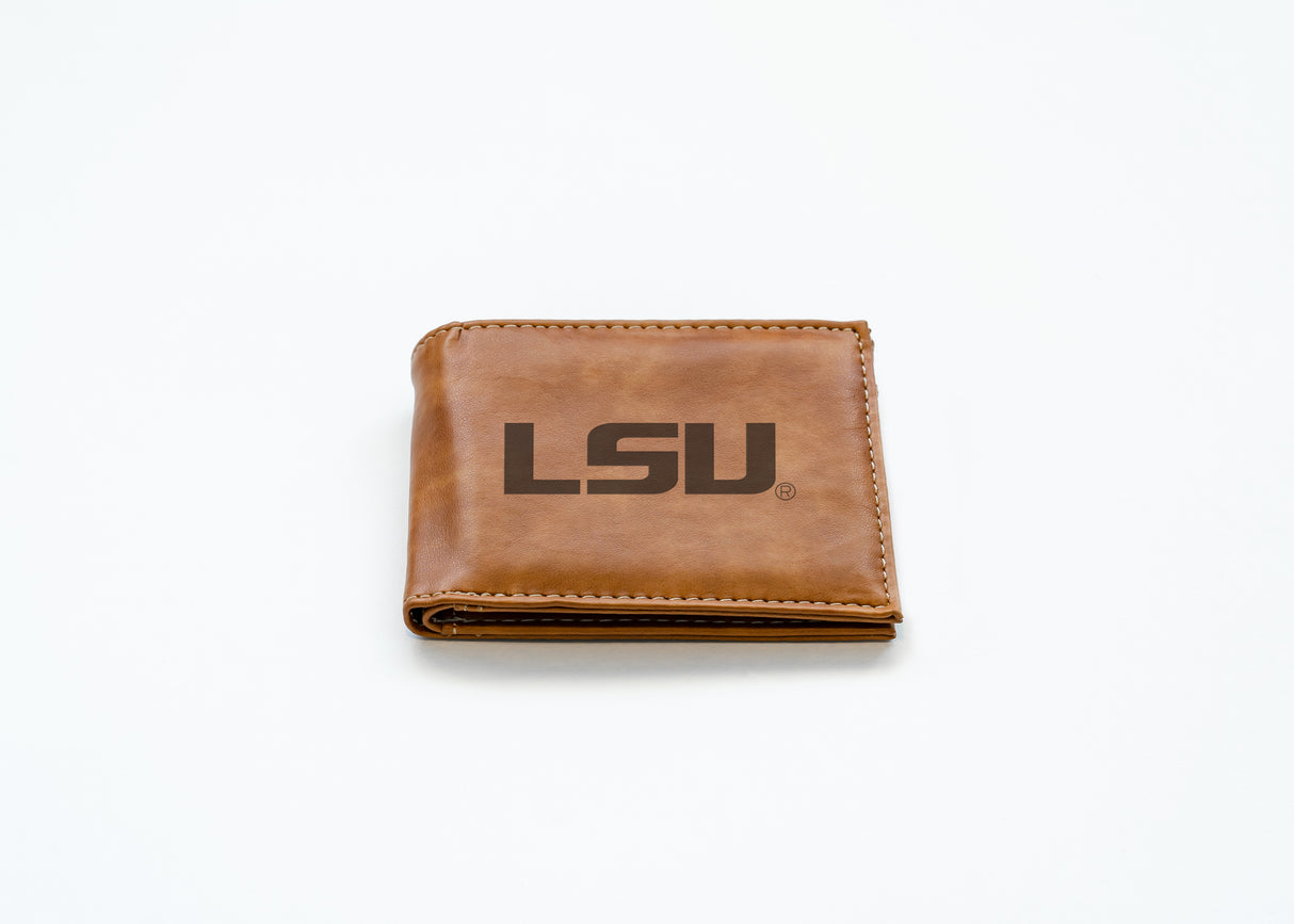 NCAA LSU Tigers Laser Engraved Bill-Fold Fan Gear NCAA LSU Tigers