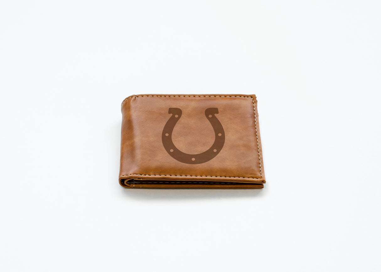 NFL Indianapolis Colts Laser Engraved Bill-Fold Fan Gear NFL Indianapolis Colts