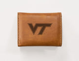 NCAA Virginia Tech Hokies Laser Engraved Tri-Fold Wallet Fan Gear NCAA Virginia Tech Hokies