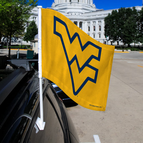 NCAA West Virginia Mountaineers Car Flag Fan Gear NCAA West Virginia Mountaineers