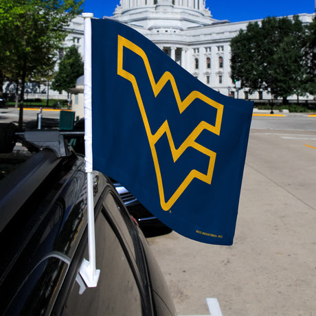 NCAA West Virginia Mountaineers Car Flag Fan Gear NCAA West Virginia Mountaineers