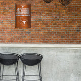NCAA Texas Longhorns Large Metal Sign Fan Gear NCAA Texas Longhorns