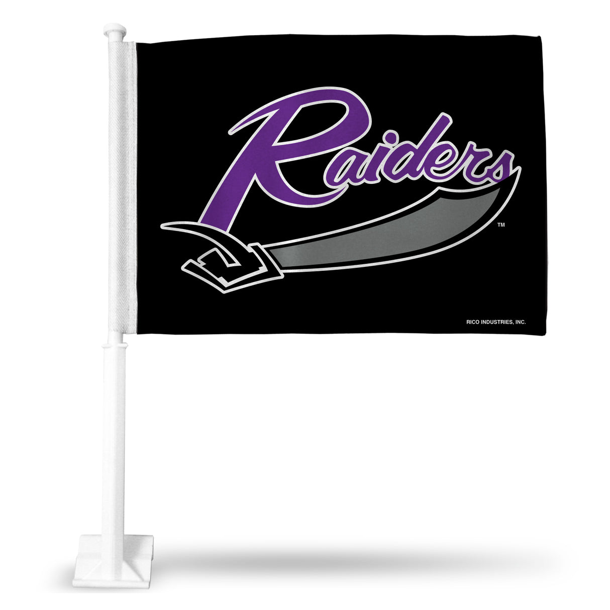 NCAA Mount Union Purple Raiders Car Flag Fan Gear NCAA Mount Union Purple Raiders