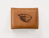 NCAA Oregon State Beavers Laser Engraved Tri-Fold Wallet Fan Gear NCAA Oregon State Beavers