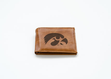 NCAA Iowa Hawkeyes Laser Engraved Bill-Fold Fan Gear NCAA Iowa Hawkeyes