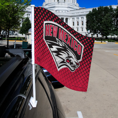 NCAA New Mexico Lobos Car Flag Fan Gear NCAA New Mexico Lobos