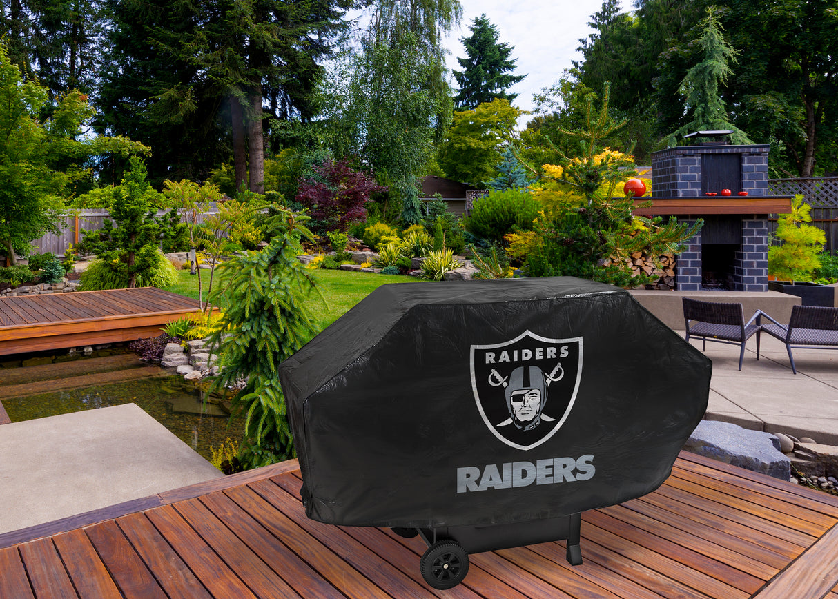 NFL Las Vegas Raiders Grill Cover Deluxe Vinyl Fan Gear NFL Las Vegas Raiders