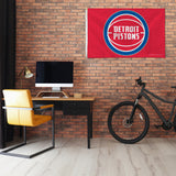 NBA Detroit Pistons 3x5 Banner Flag Fan Gear NBA Detroit Pistons