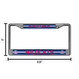 NCAA Arizona Wildcats Chrome Glitter License Plate Frame Fan Gear NCAA Arizona Wildcats