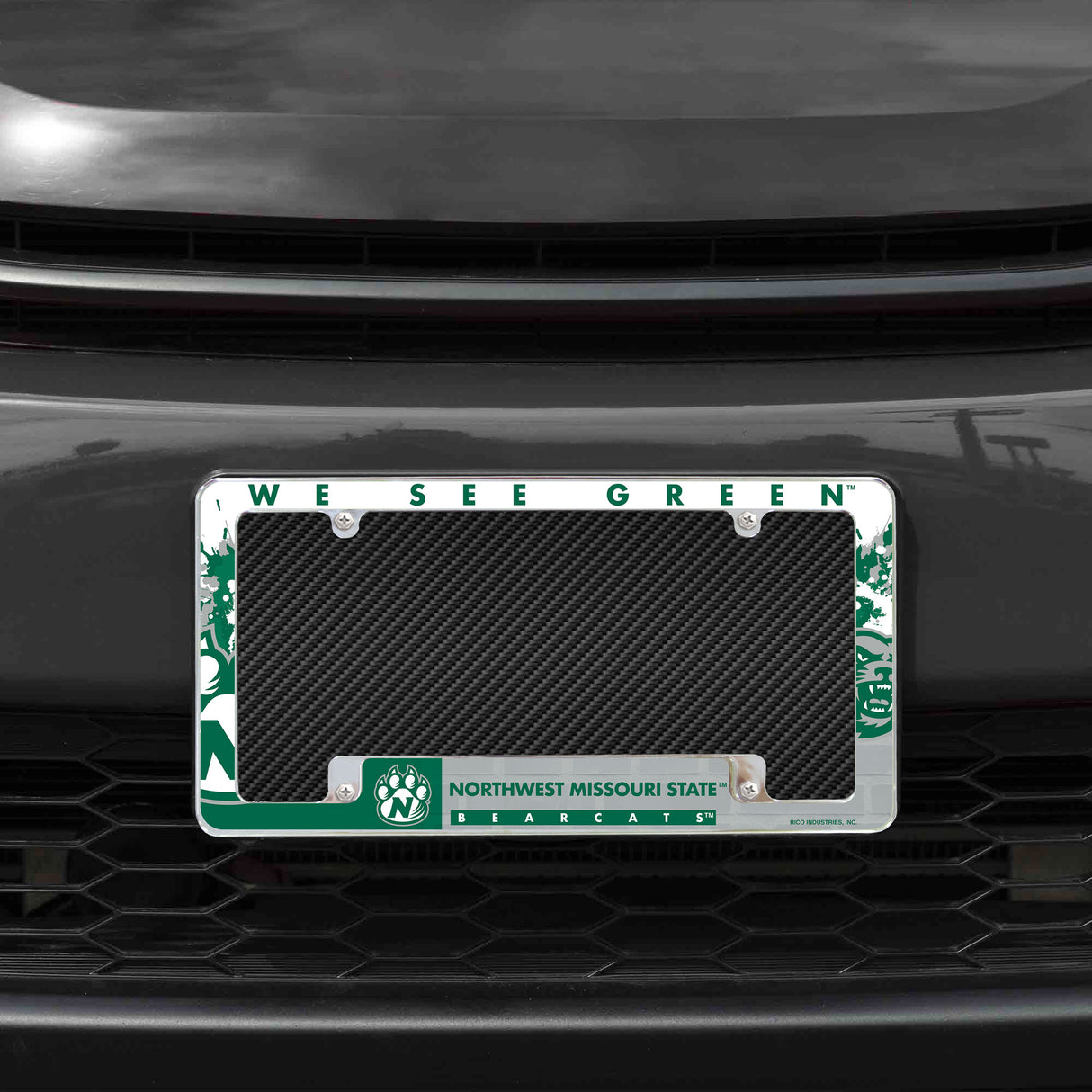 NCAA Northwest Missouri State Bearcats All Over Chrome Frame Fan Gear NCAA Northwest Missouri State Bearcats